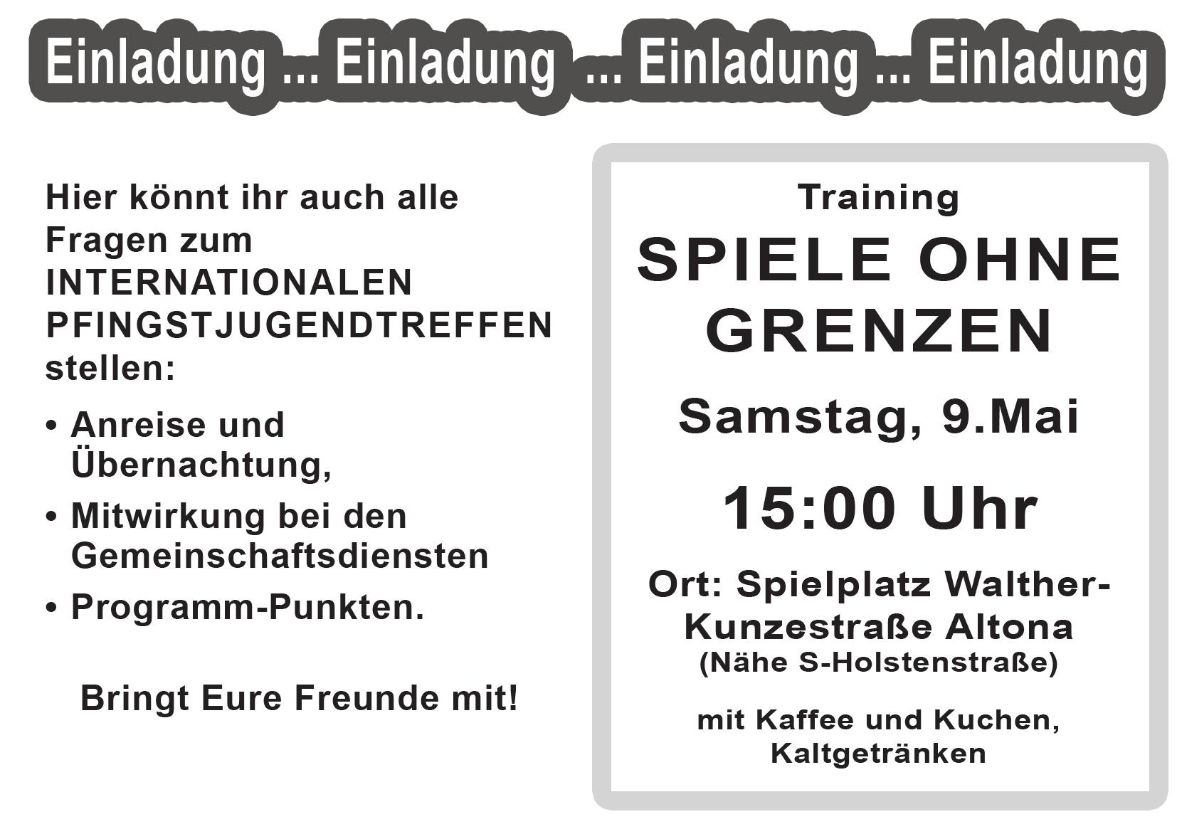 Spiele ohne Grenzen – ein toller Spaß – Freundschaft im Wettkampf !